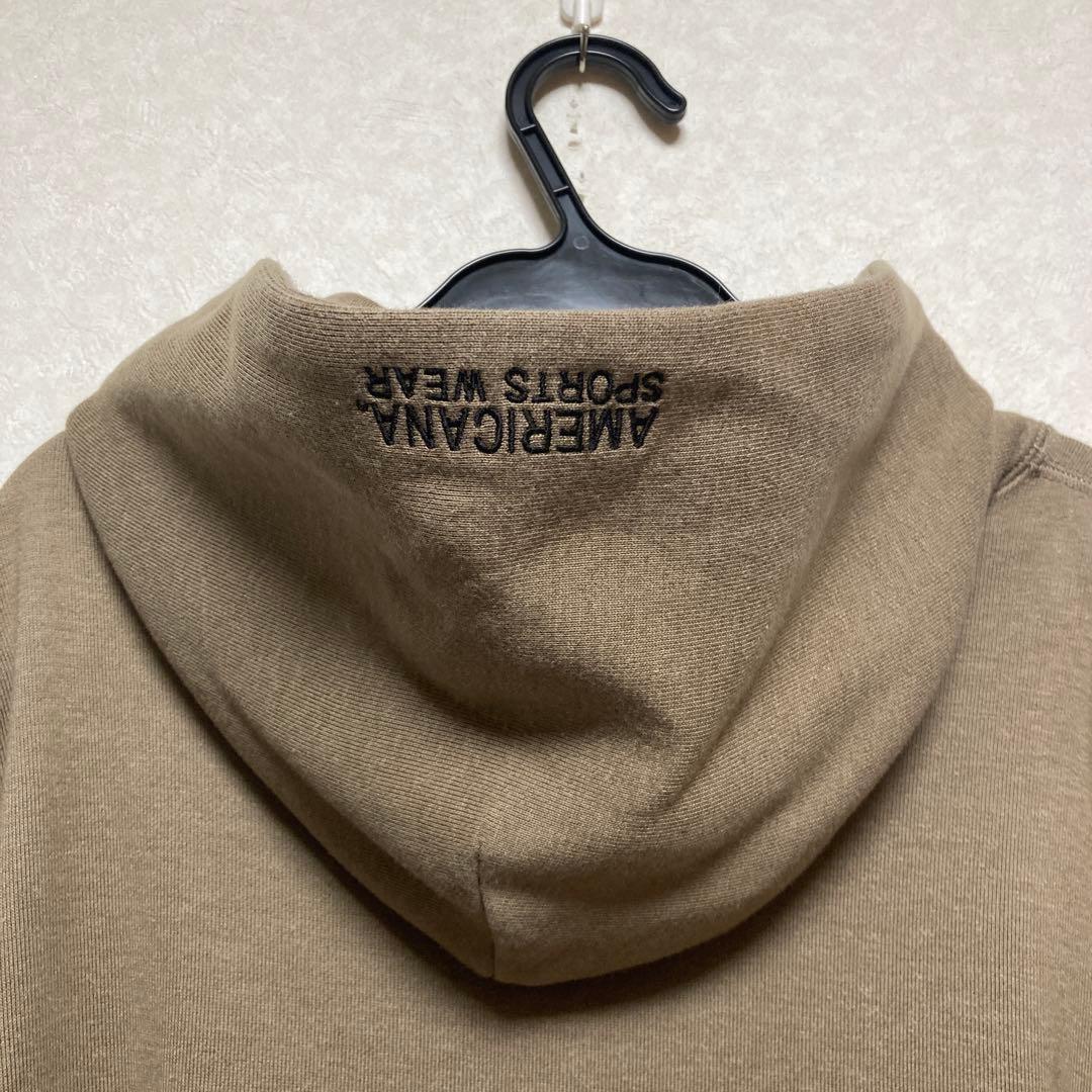 アパルトモン別注　アメリカーナ　サイドジップパーカー