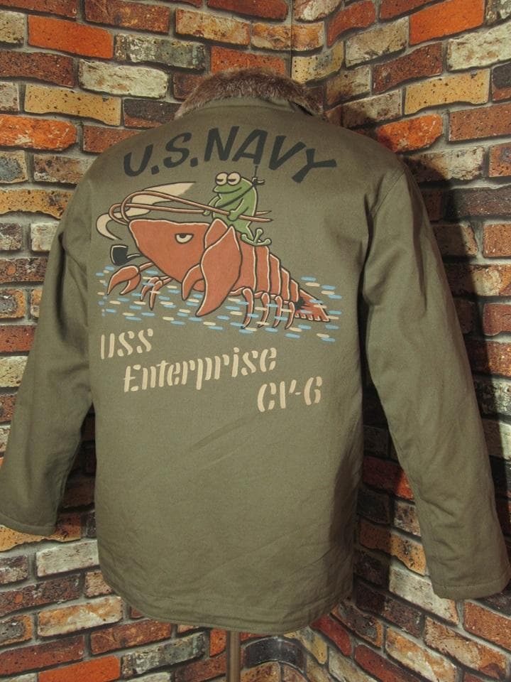 ユナイテッドアスレ N-1デッキジャケット XLサイズ42 丈長め 松岡佳博