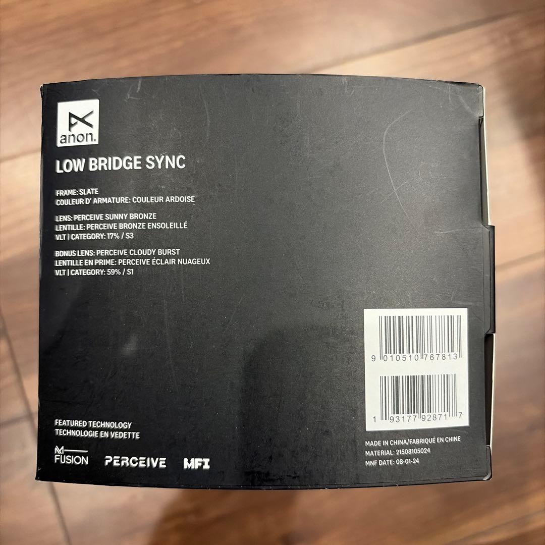 《新品》　ANON シンク ローブリッジフィット ゴーグル + ボーナスレンズ