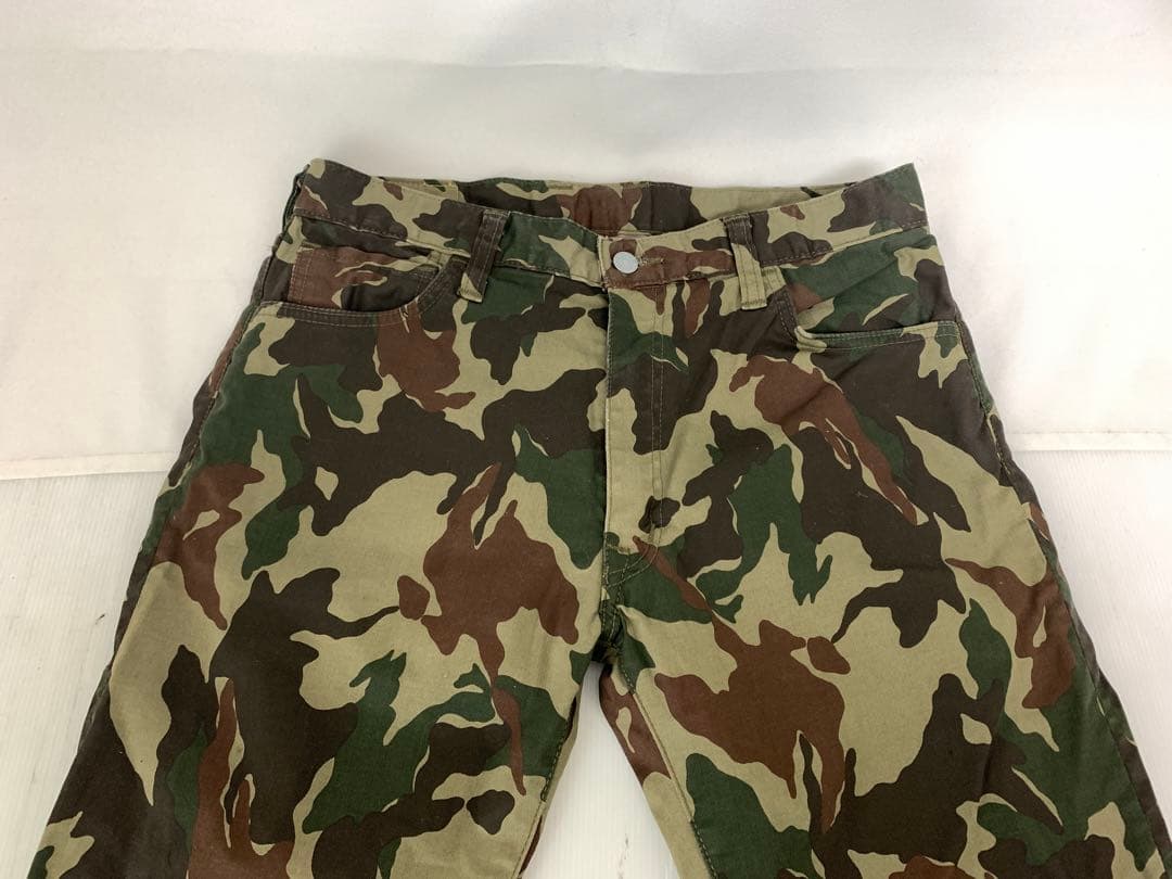 【中古】EVISU 迷彩パンツ LOT2005P SIZE34×34