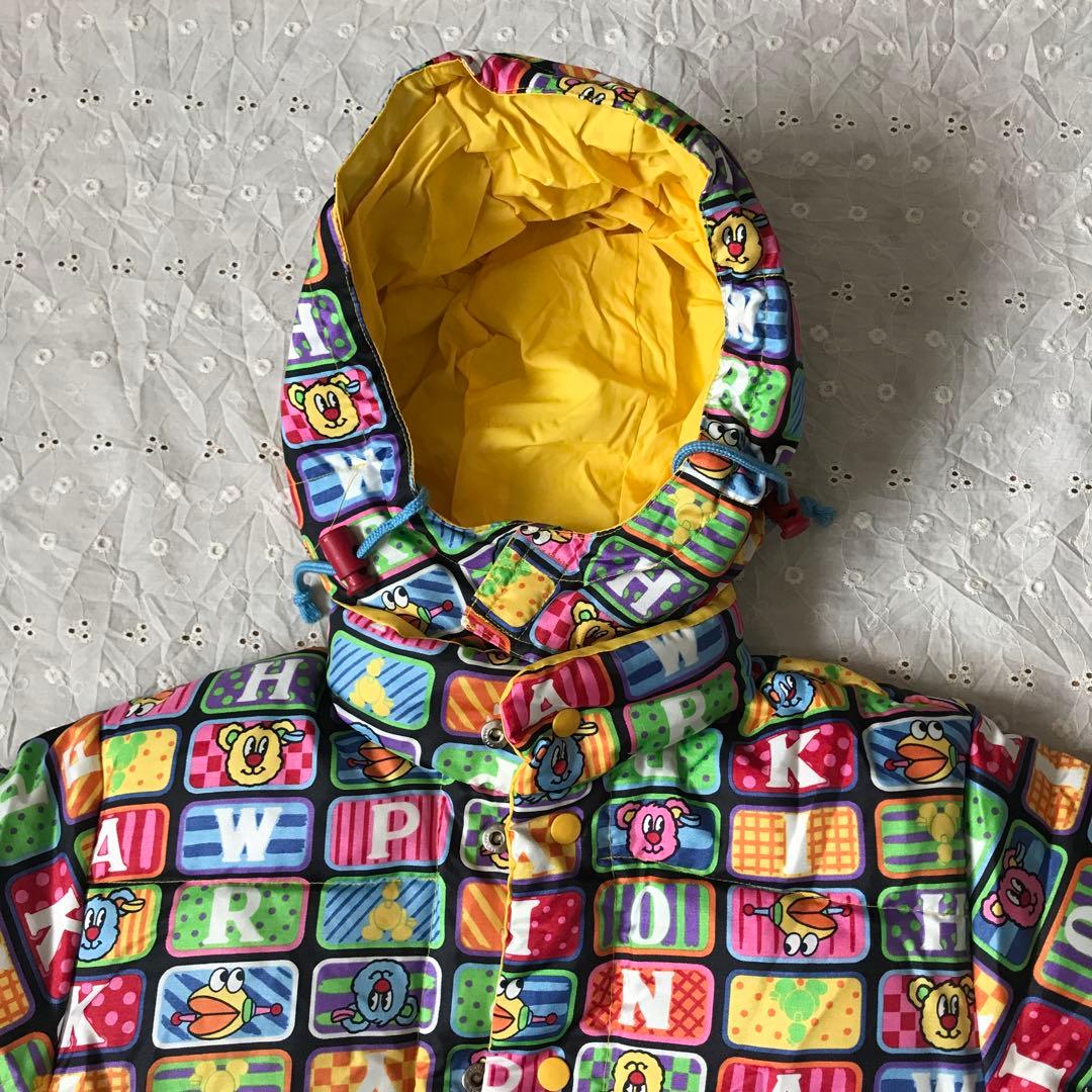 ♡ミニケー♡ ダウンコート リバーシブル 総柄 ジャンパー 防寒 クマ ポップ