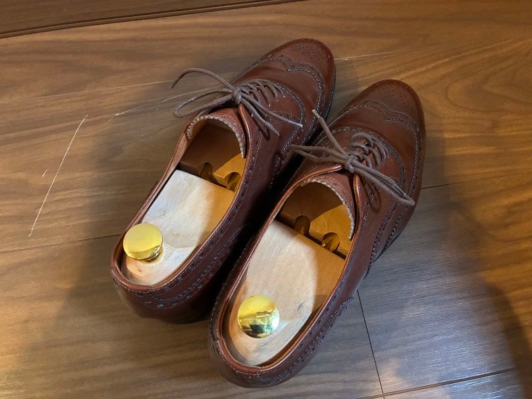 ヤンコ YANKO ウイングチップ ブラウン 25 1/2EE