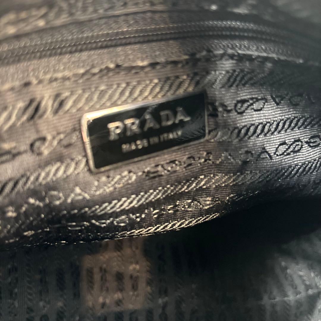 【極美品】PRADA プラダ ショルダーバッグ 三角ロゴ ナイロン フラップ