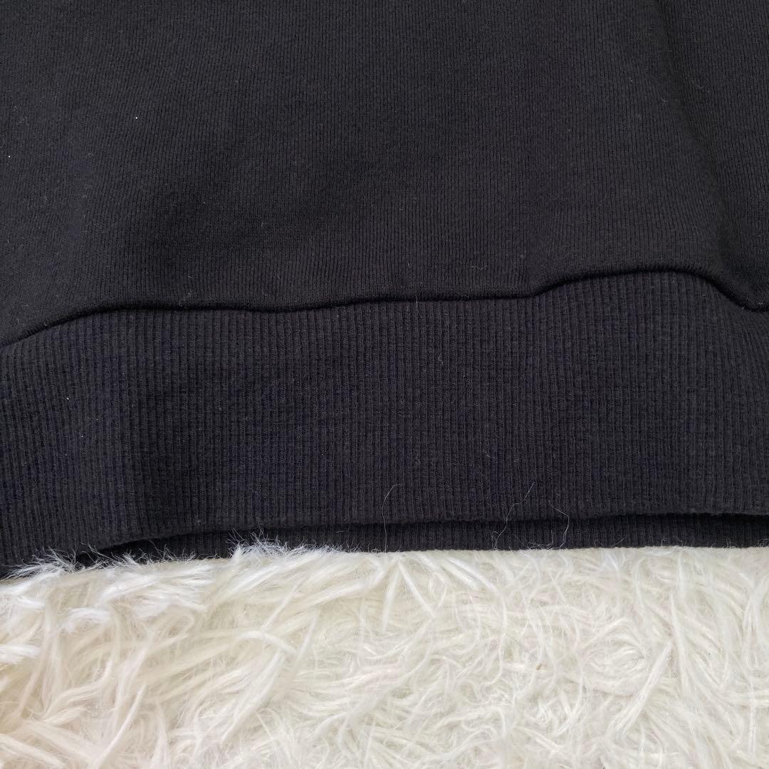 agnes b. スウェット ブラック 2 カジュアル 着回し ロゴ入り