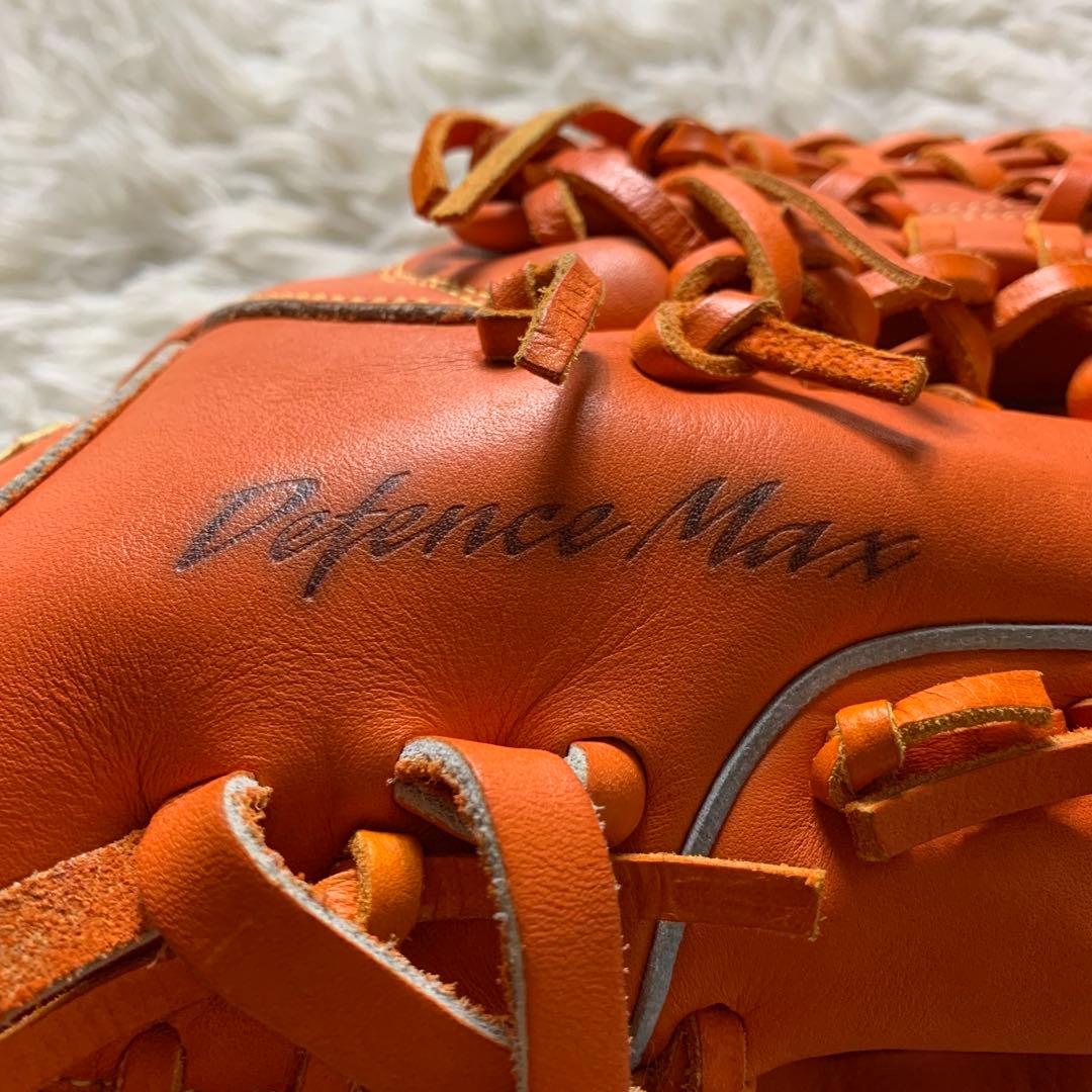 美品■ウィルソン グローブ D-MAX オレンジ　軟式用