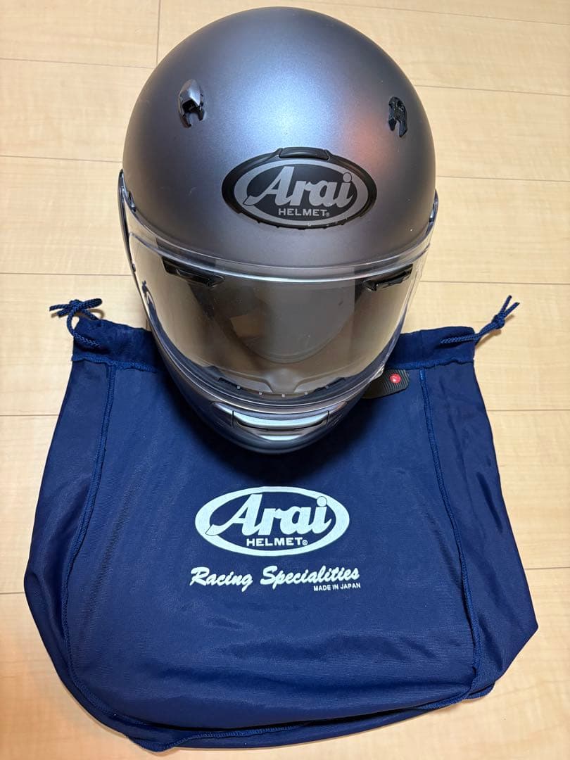 k*n様 Arai フルフェイスヘルメット マットグレー