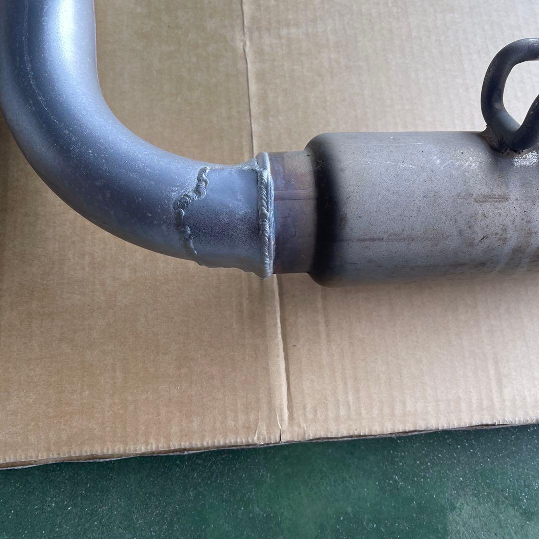 L700ミラジーノ　センターマフラー　メッキガーニッシュ