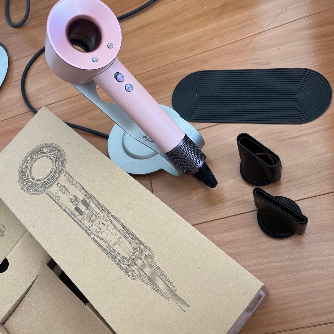 Dyson ピンク ヘアドライヤー セット