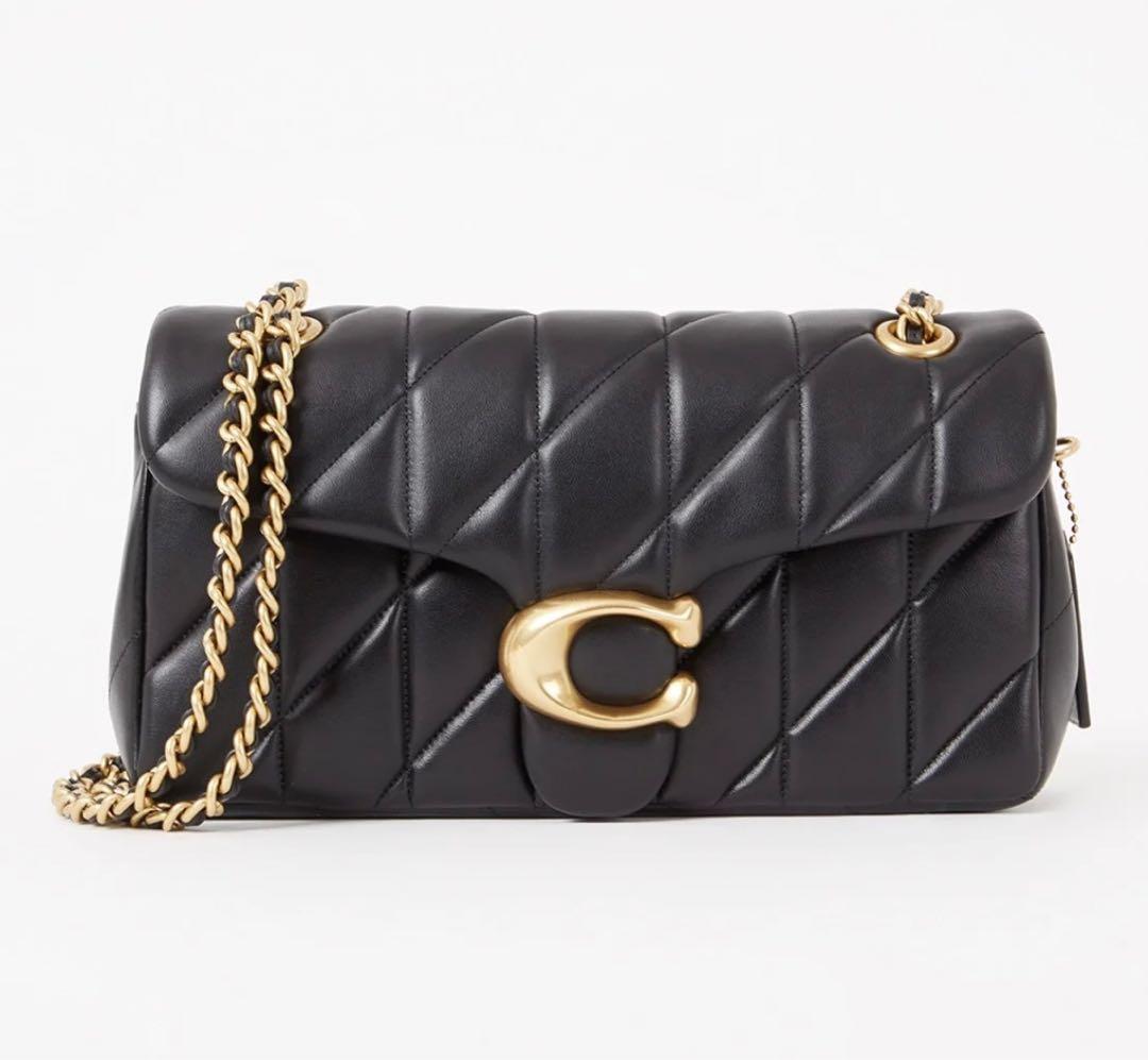 【新品】COACH タビー ショルダー バッグ 26・キルティング　ゴールド金具