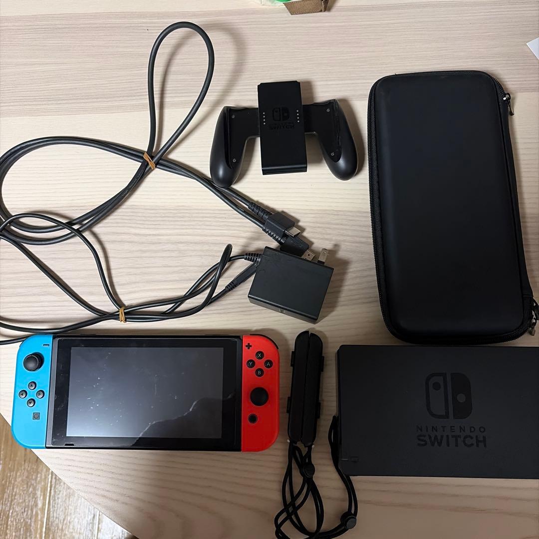 【ジャンク品】Nintendo Switch ネオンブルー/ネオンレッド 本体