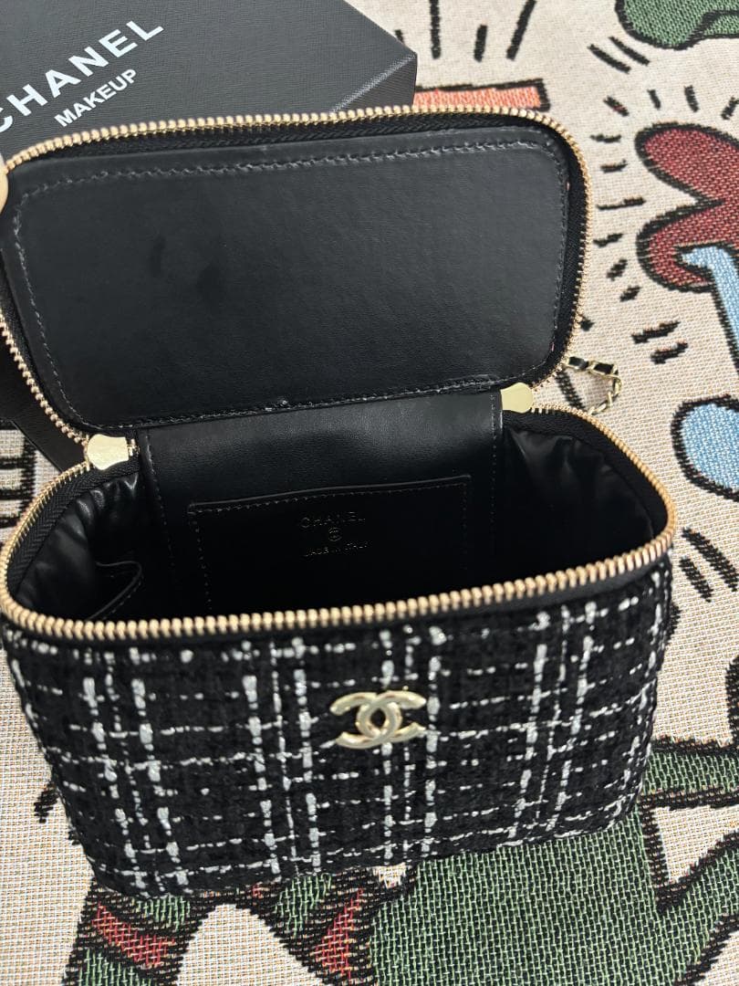 レディー ツイード ス チェーン ショルダーバッグ【箱付き】