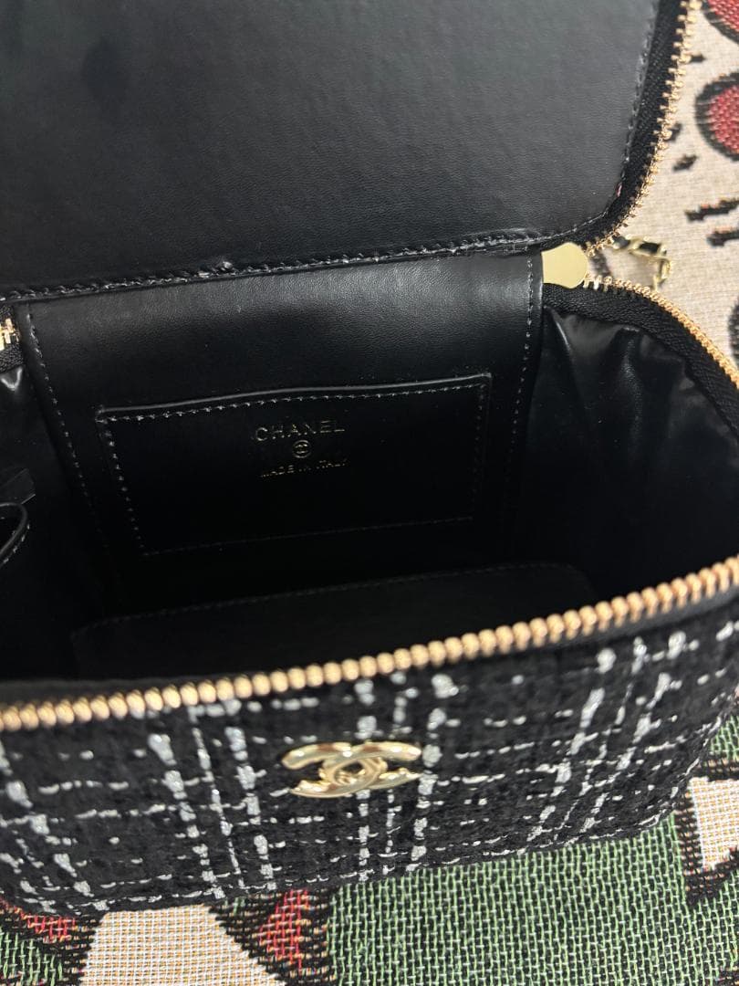 レディー ツイード ス チェーン ショルダーバッグ【箱付き】