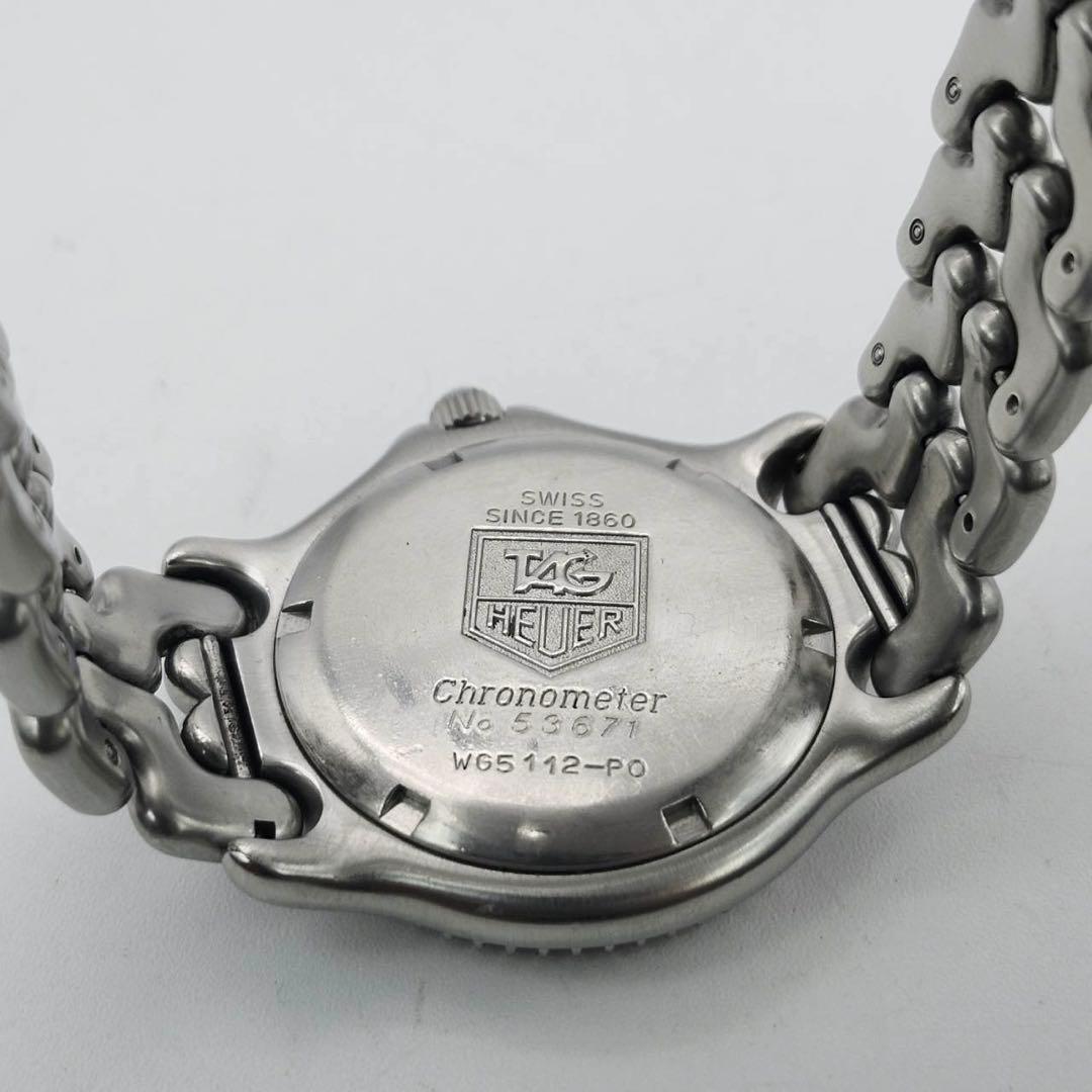美品 タグホイヤー　クロノメーター WG5112 シルバー 自動巻き　メンズ
