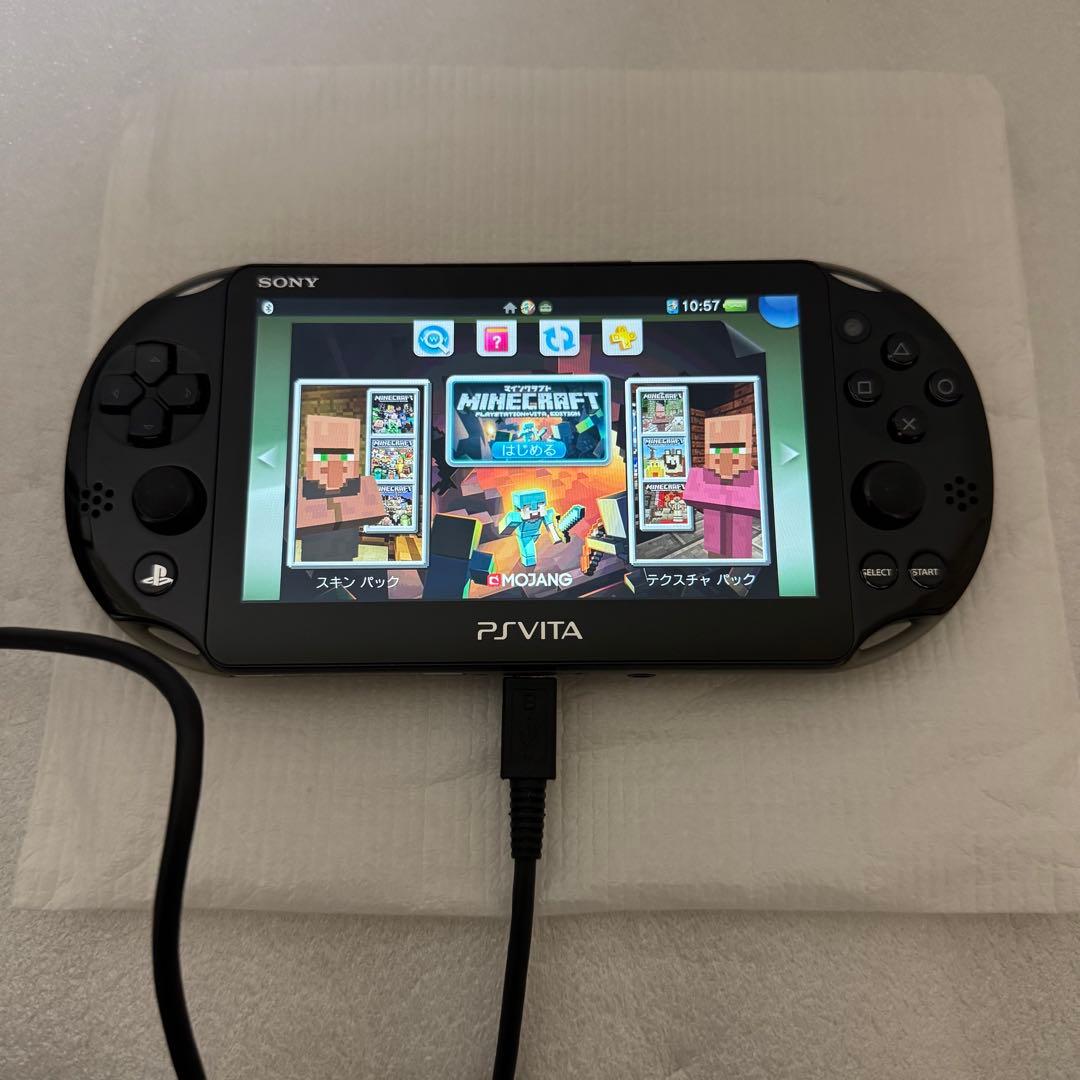 SONY PSVita PCH-2000 カーキ/ブラック ZA16 完品