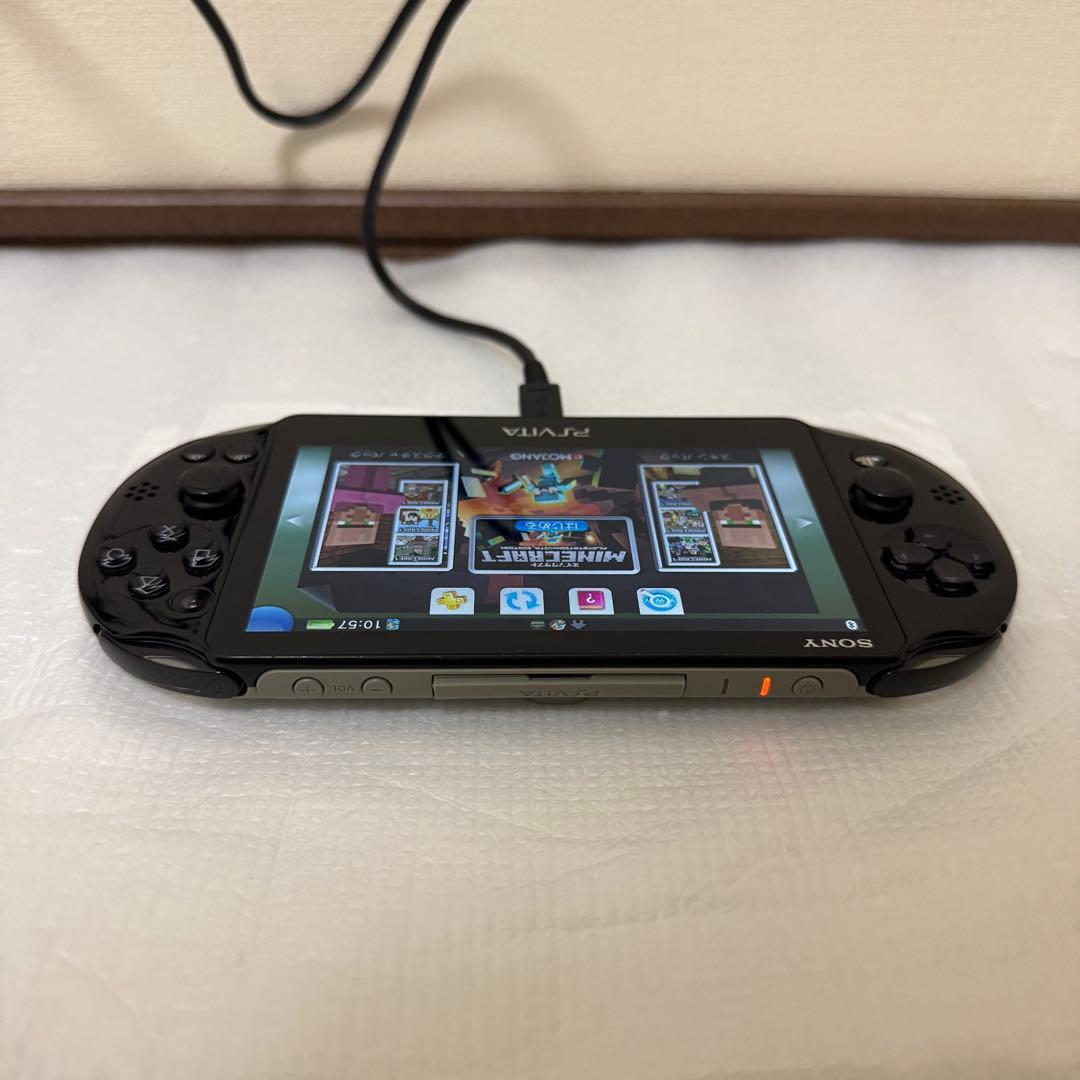 SONY PSVita PCH-2000 カーキ/ブラック ZA16 完品