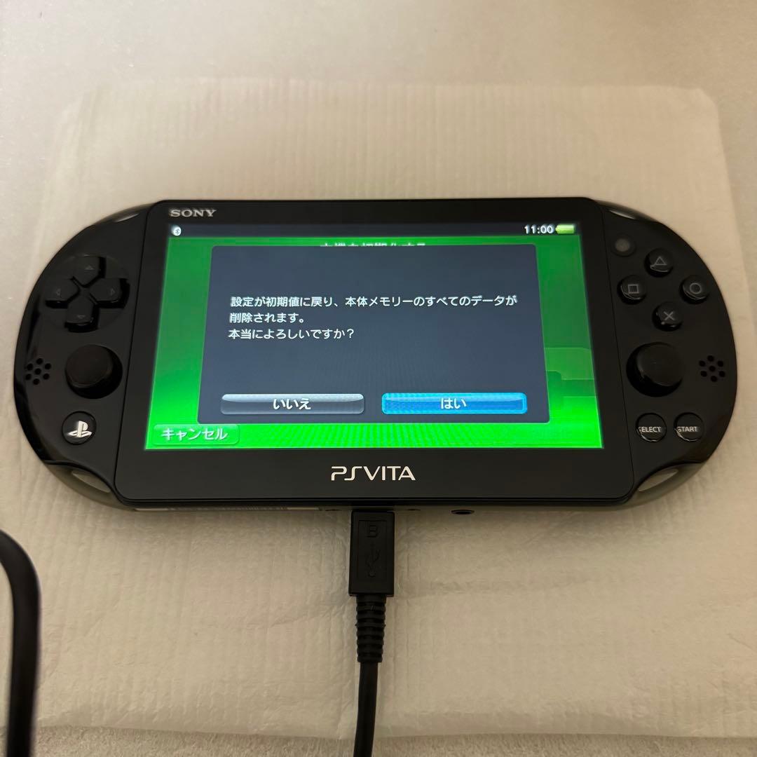 SONY PSVita PCH-2000 カーキ/ブラック ZA16 完品