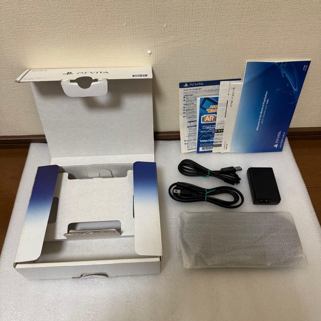 SONY PSVita PCH-2000 カーキ/ブラック ZA16 完品
