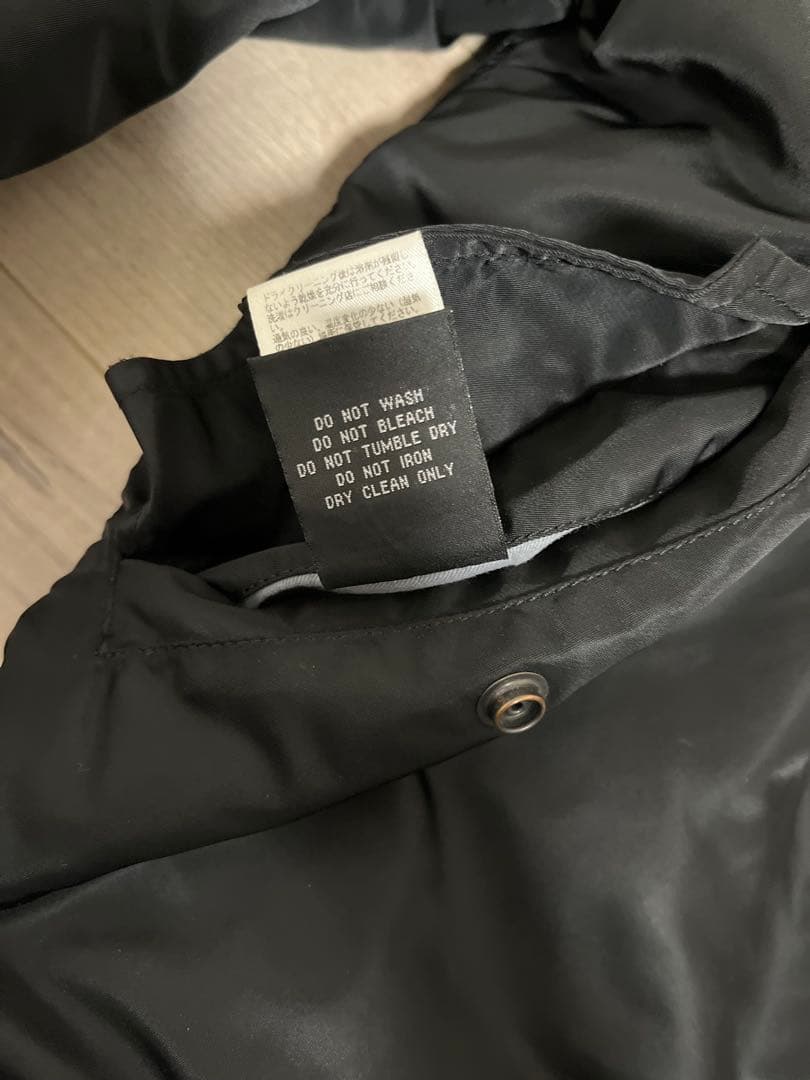 リバーシブル MA-1ジャケット ブラック/オレンジ　xl