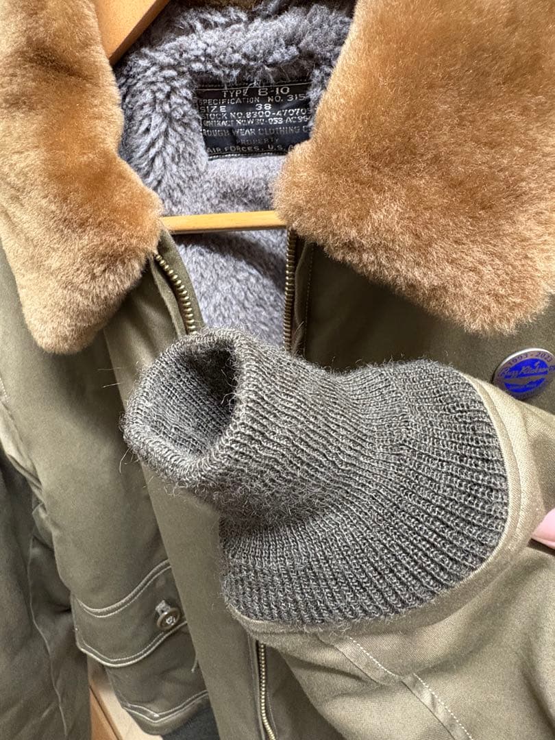 美品！バズリクソンズ　B-10 フライトジャケット 38