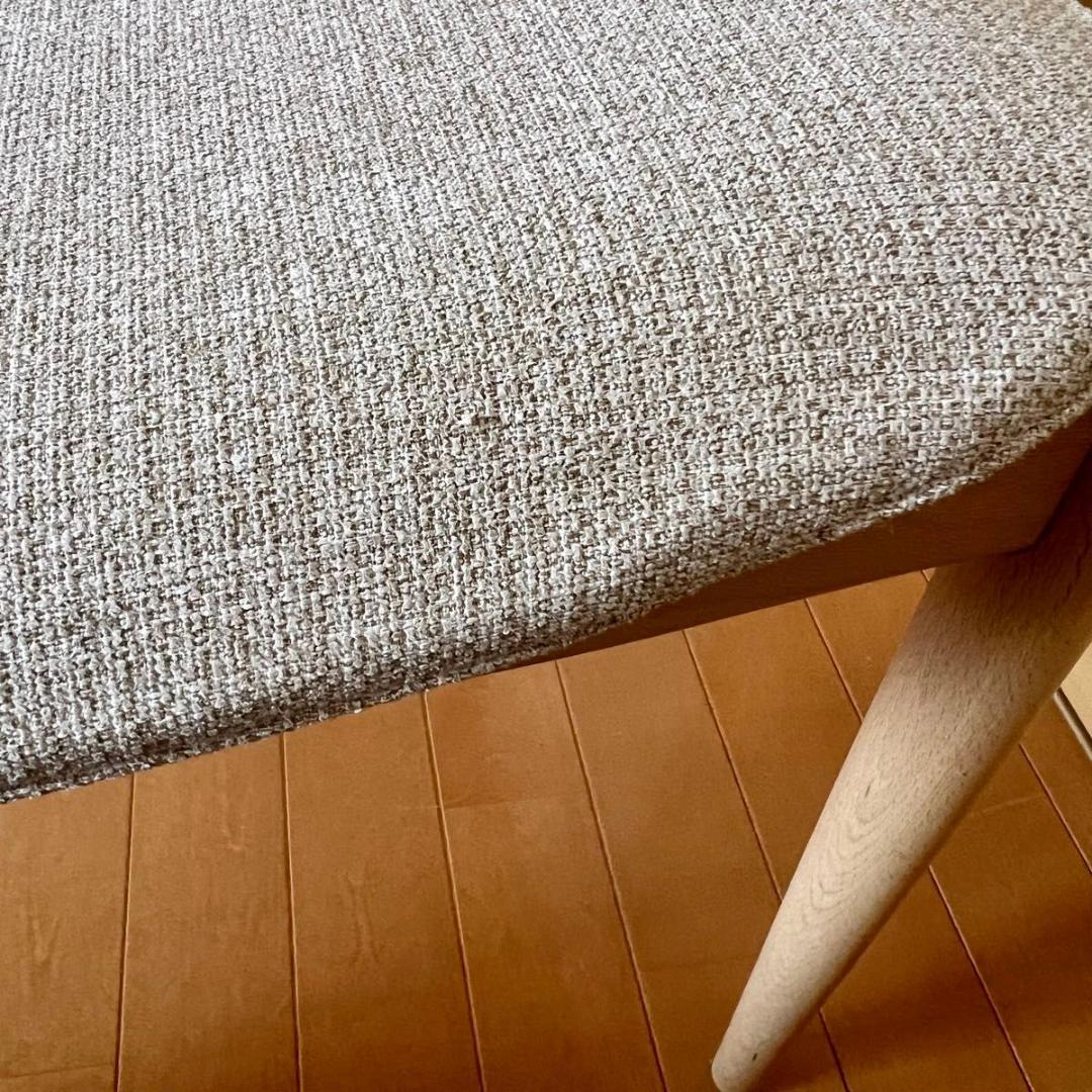 【美品】ニトリ　ダイニングチェア　Nコレクション C-01D 椅子　アームチェア