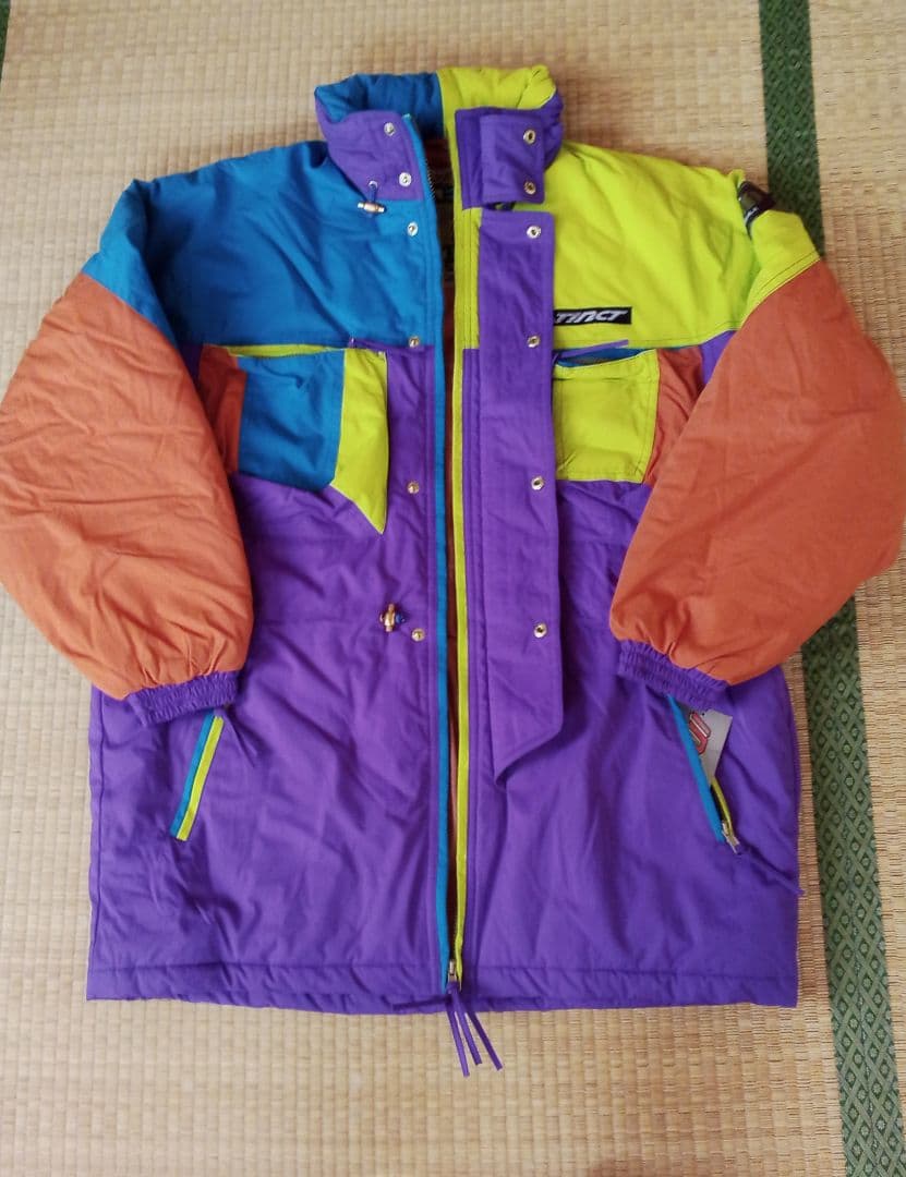 新品未使用　TAION マルチカラー スキーウェア　L　紫、青、黄、オレンジ