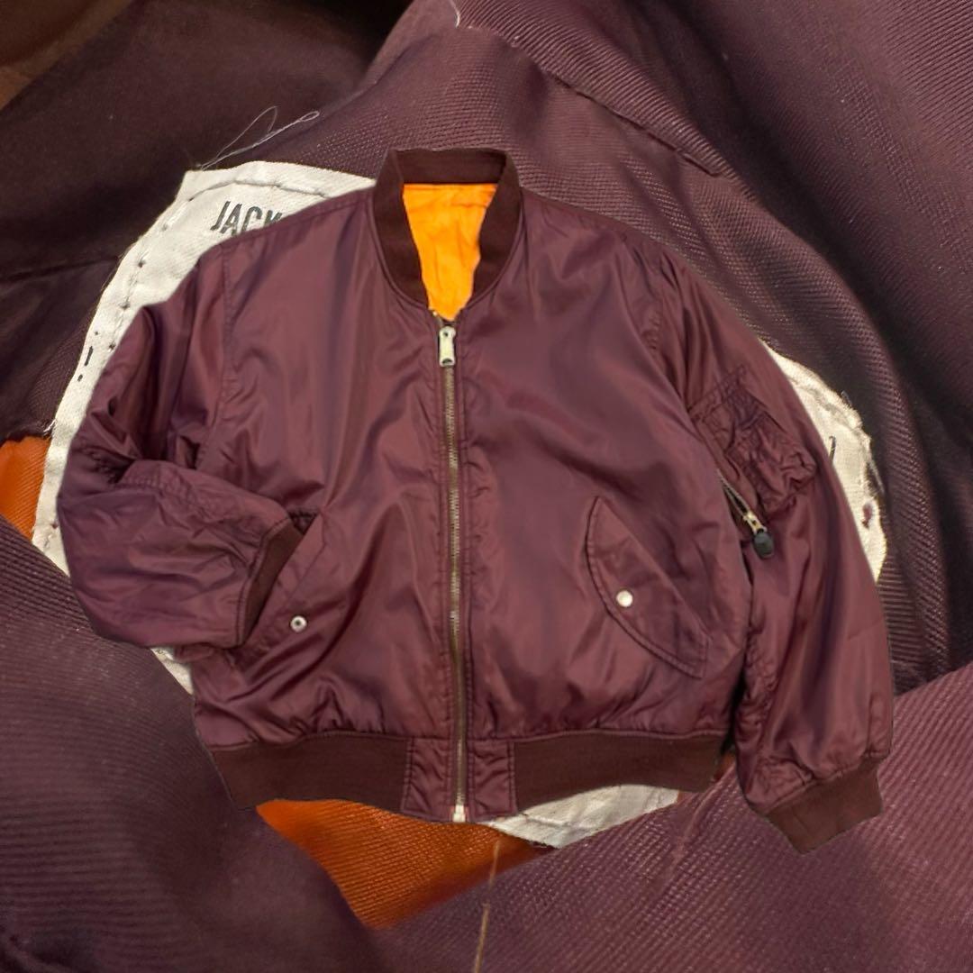 90s phantom military 希少色　ma-1