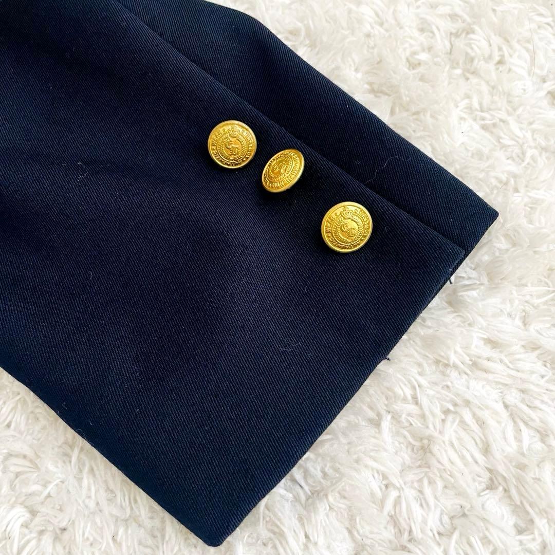 美品✨イーストボーイ♡紺ブレジャケット　エンブレム　金ボタン　M