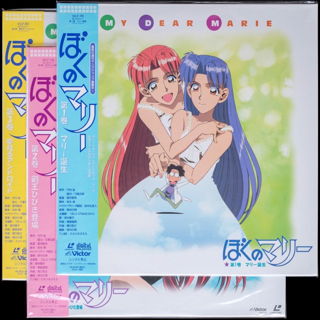 宮村優子 OVA 5作品 LD12枚 関連CD 24枚 セット ぼくのマリー他