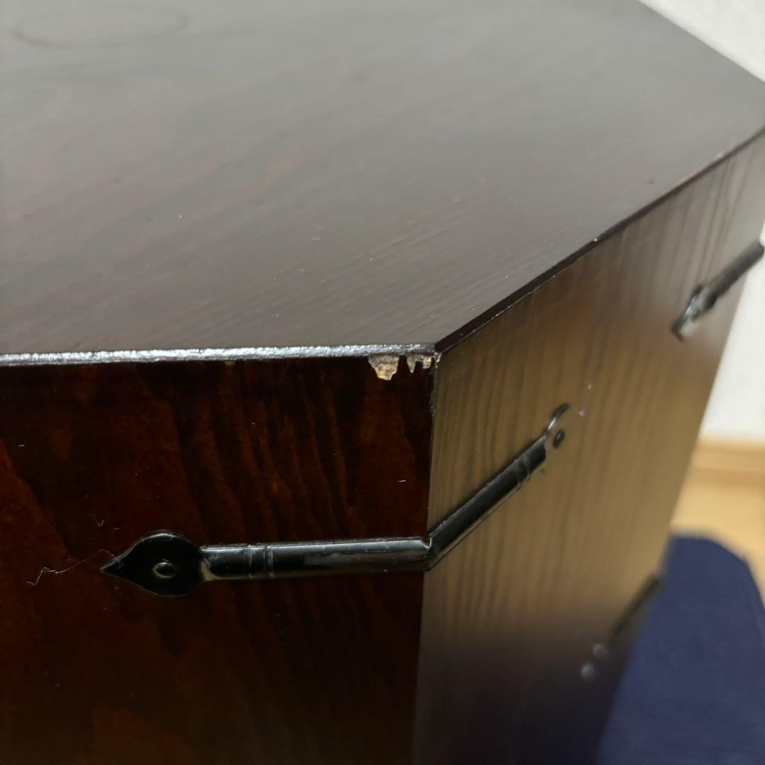 リュウ　ジン様用アンティーク　李朝家具　八角箱　帽子入れ 収納箱　韓国美術