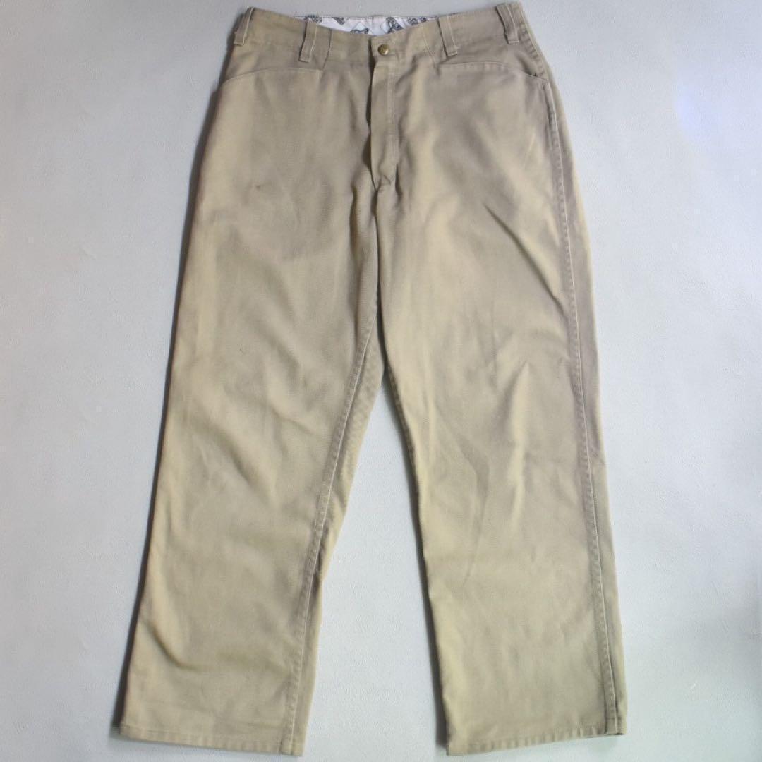 【フォロー割適用】70s BEN DAVIS フリスコパンツ 赤青裏チェーンステ