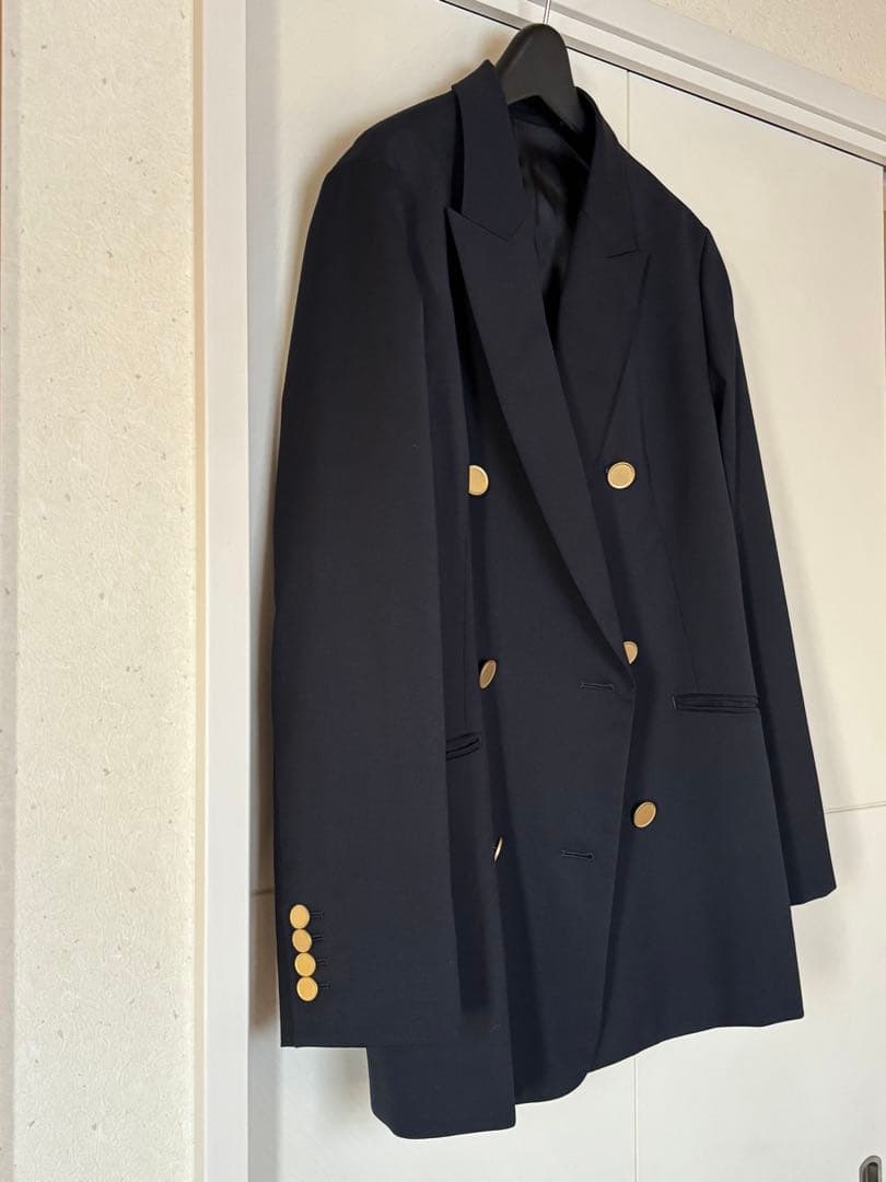 23区　紺ブレ　テーラードジャケット　金ボタン　セレモニー　ネイビー　40