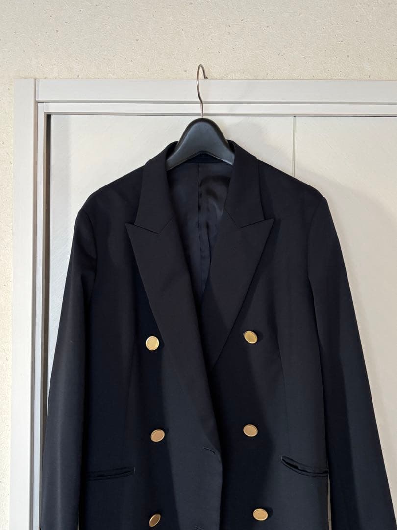 23区　紺ブレ　テーラードジャケット　金ボタン　セレモニー　ネイビー　40