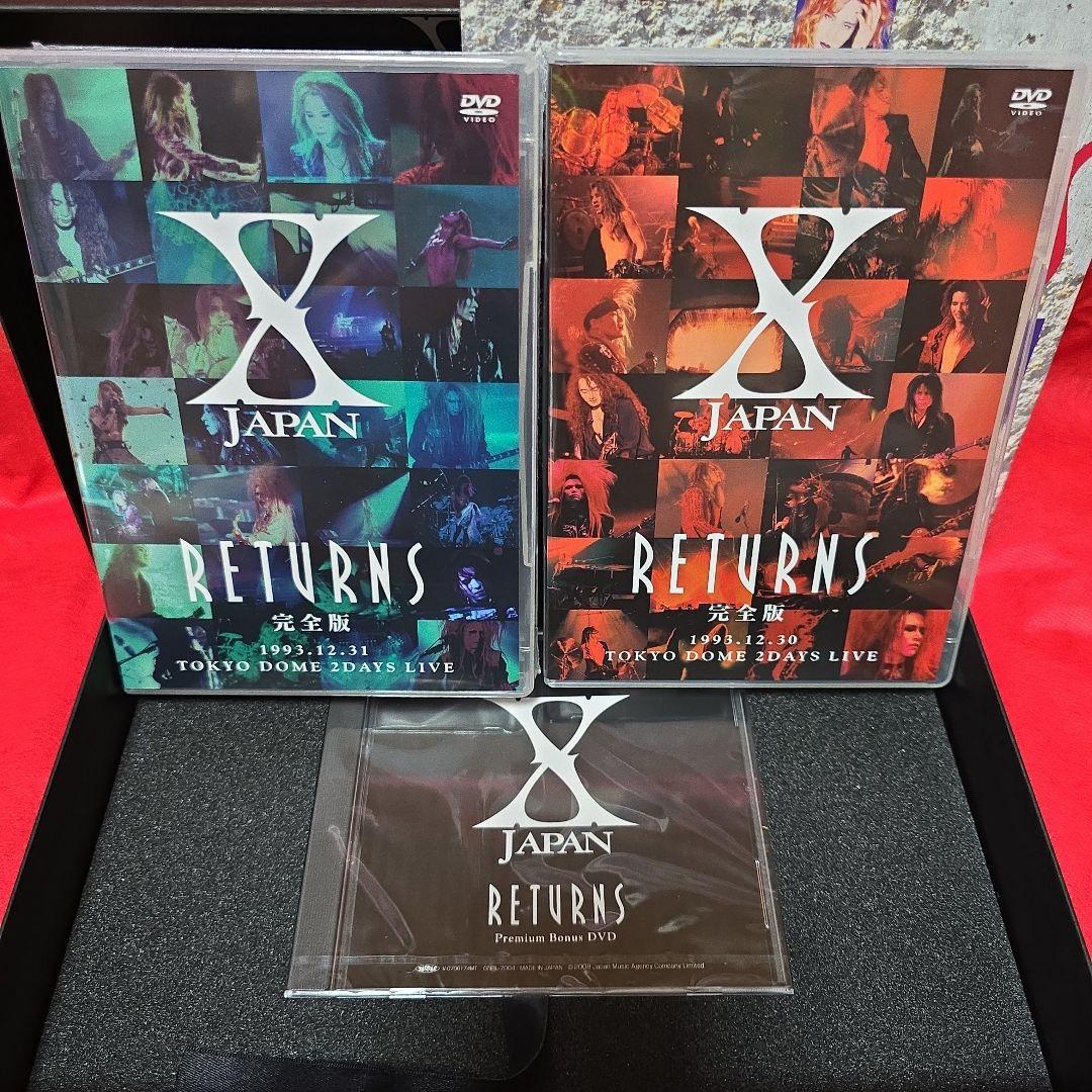 X JAPAN RETURNS 完全版 DVD-BOX