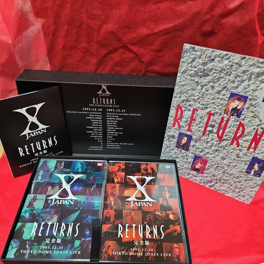 X JAPAN RETURNS 完全版 DVD-BOX
