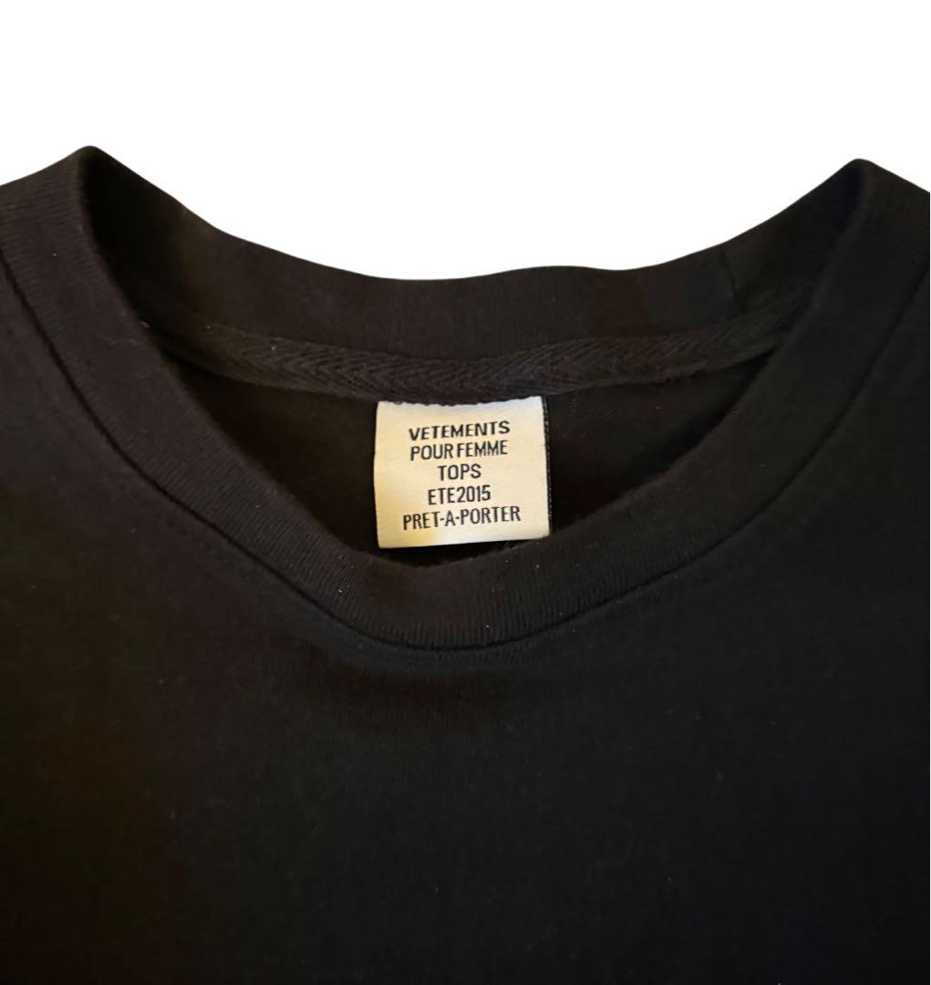初期 VETEMENTS black long sleeve archive