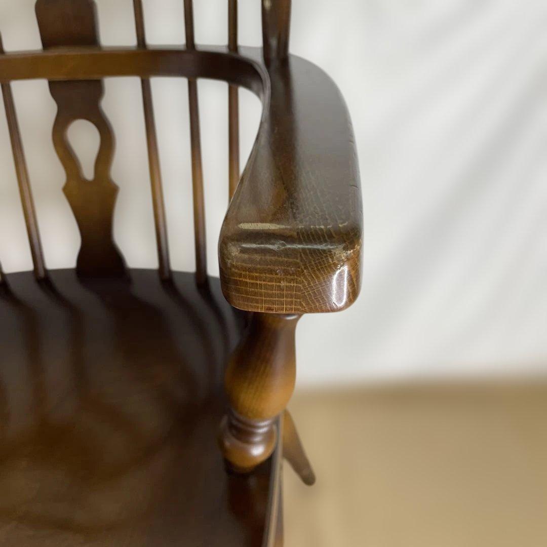 最終値下げ！ウインザーチェアー　キツツキ　国産　飛騨産業　04