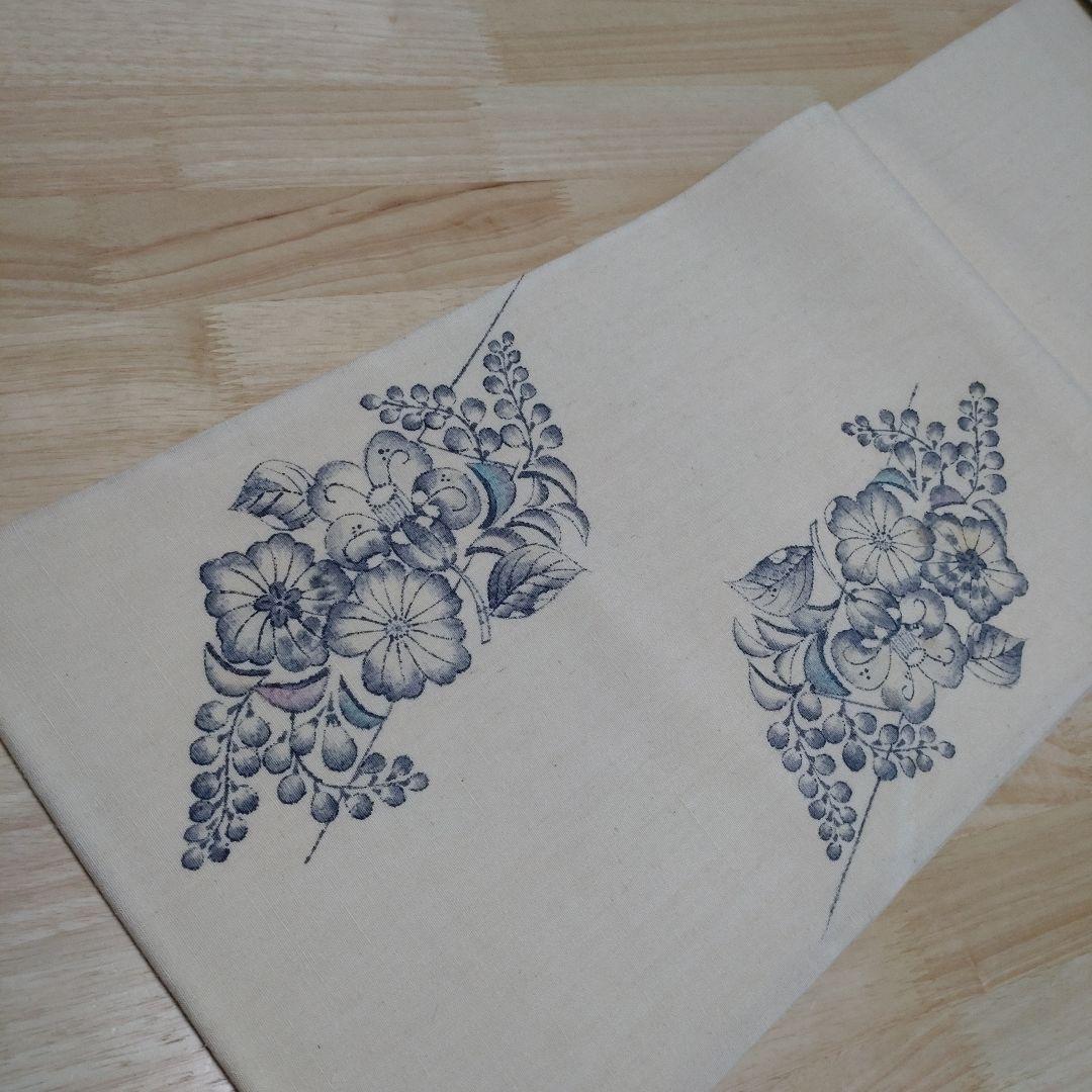 Ｍ*様 辻ヶ花♥訳あり格安スタート♥紬♥名古屋帯♥辻が花♥落款作家物