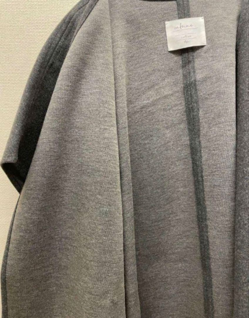 専用です新品未使用cafuné ノーカラー ベスト グレー　ジレ