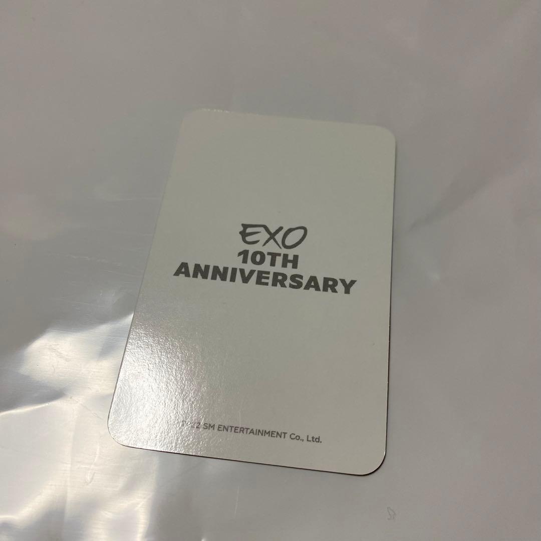 EXO 10周年記念オルゴール トレカ ベクヒョン