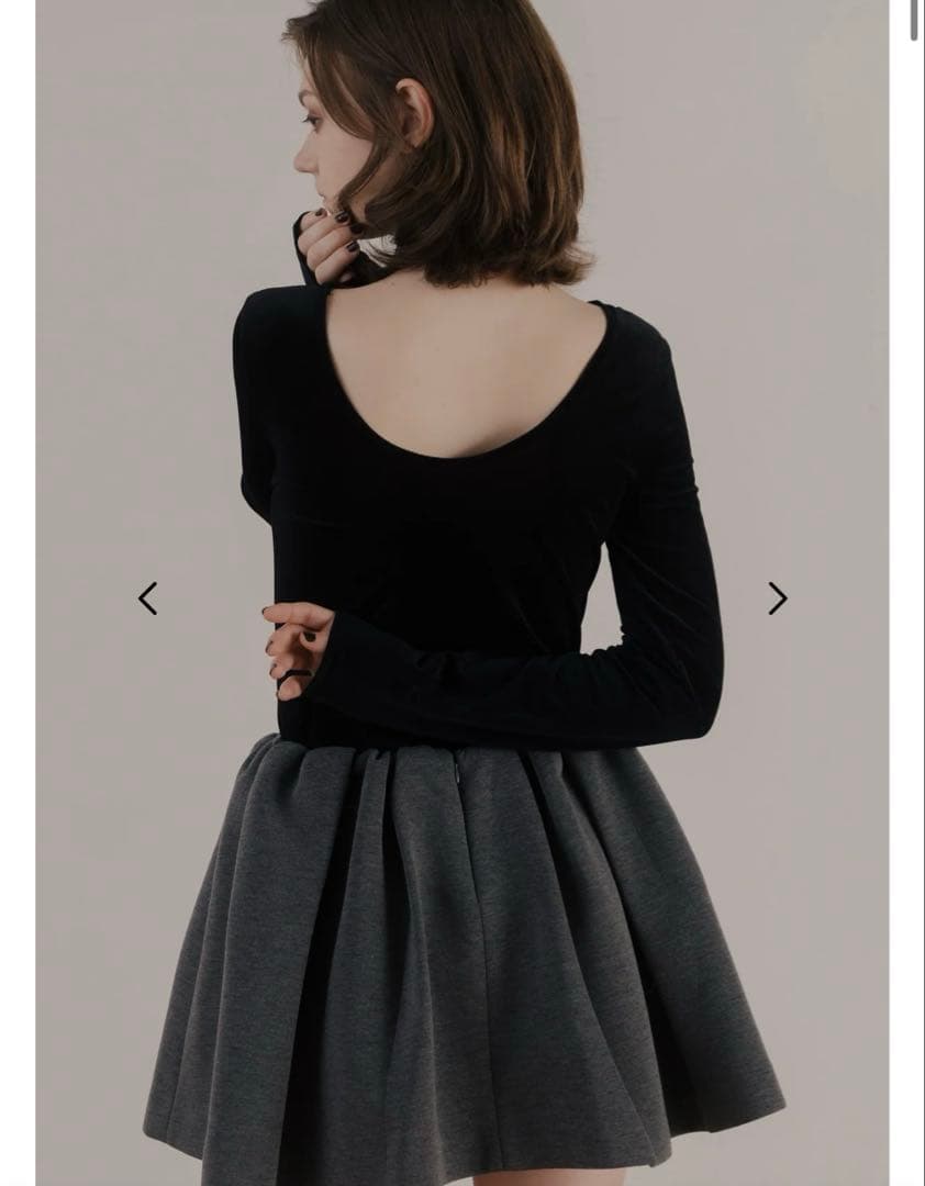 THETOE Aphrodite Velour Tops ピンク