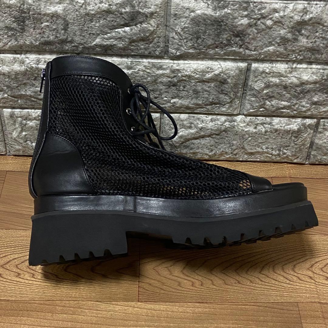 新品未使用　Ellno Loset エルノロゼット　メッシュブーツサンダル