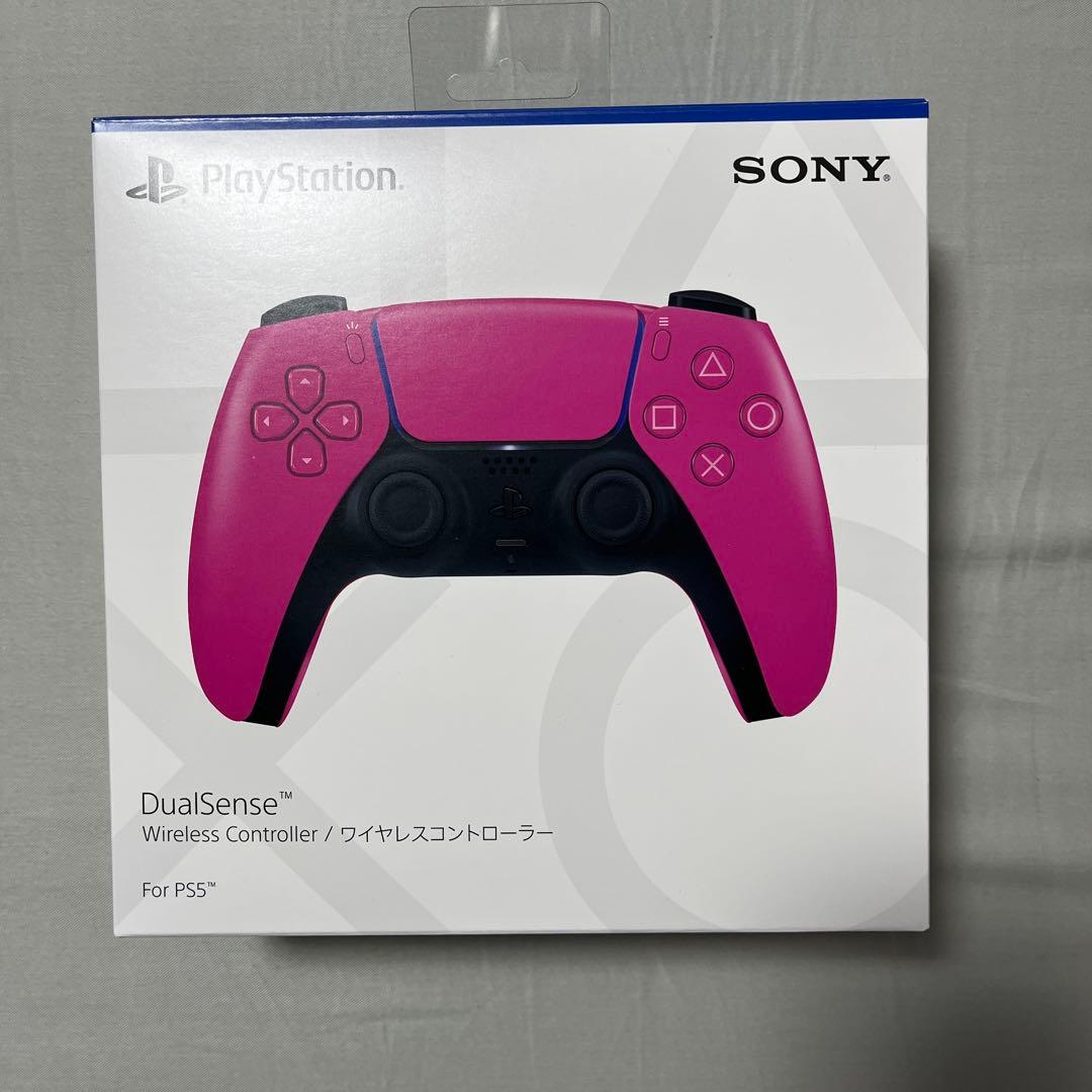 【極美品】PS5 DualSense ワイヤレスコントローラー ノヴァピンク