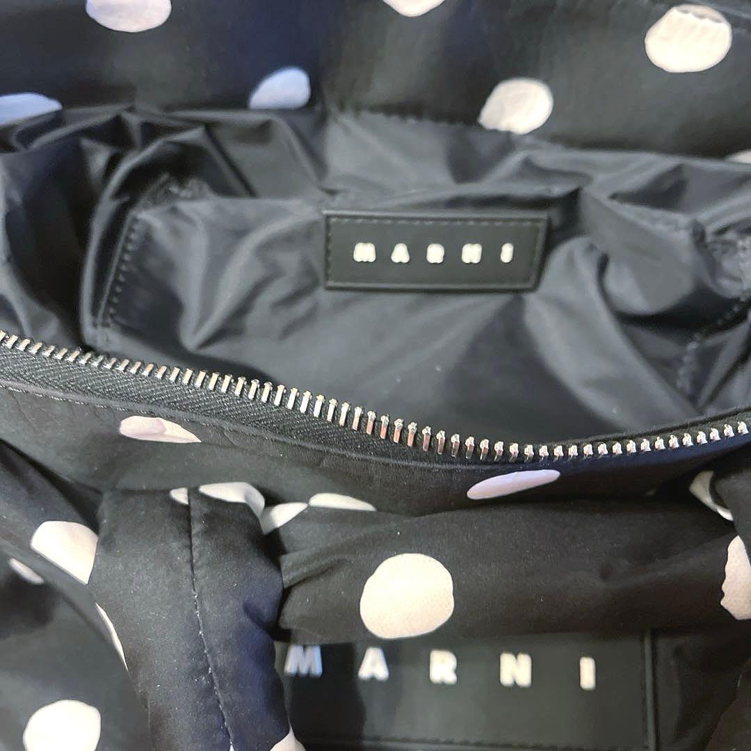 MARNI マルニ　ドット　パフバック　2way ロゴパッチ