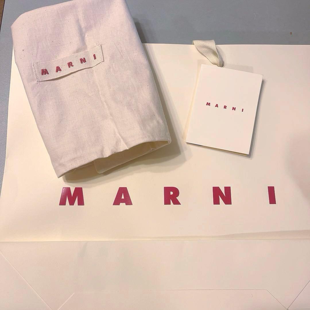 MARNI マルニ　ドット　パフバック　2way ロゴパッチ