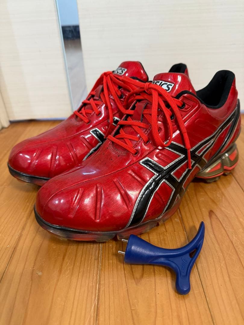 試着のみ　28㎝ アシックス ゲルエース エナメル　ゴルフ シューズ