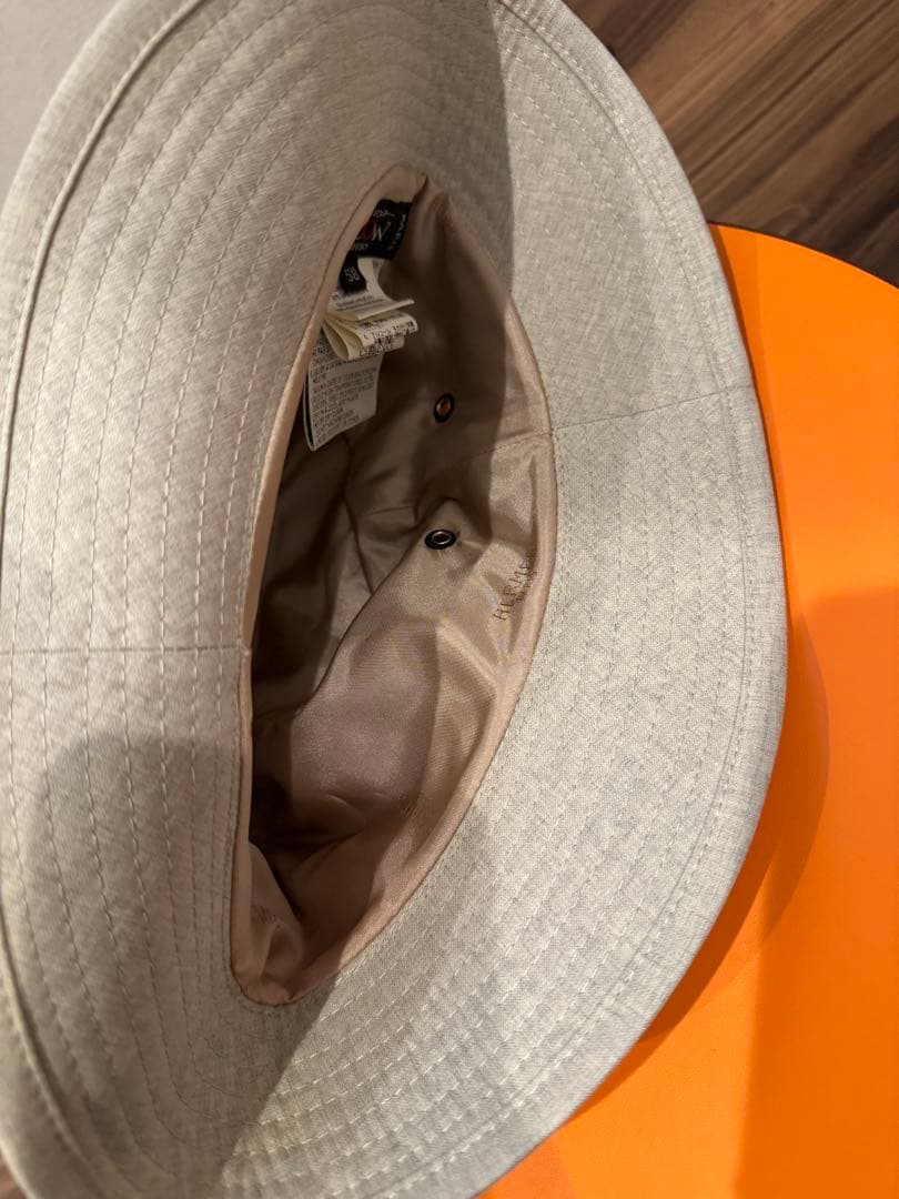 【新品未使用】HERMES エルメス　バケットハット　帽子　バケハ　58