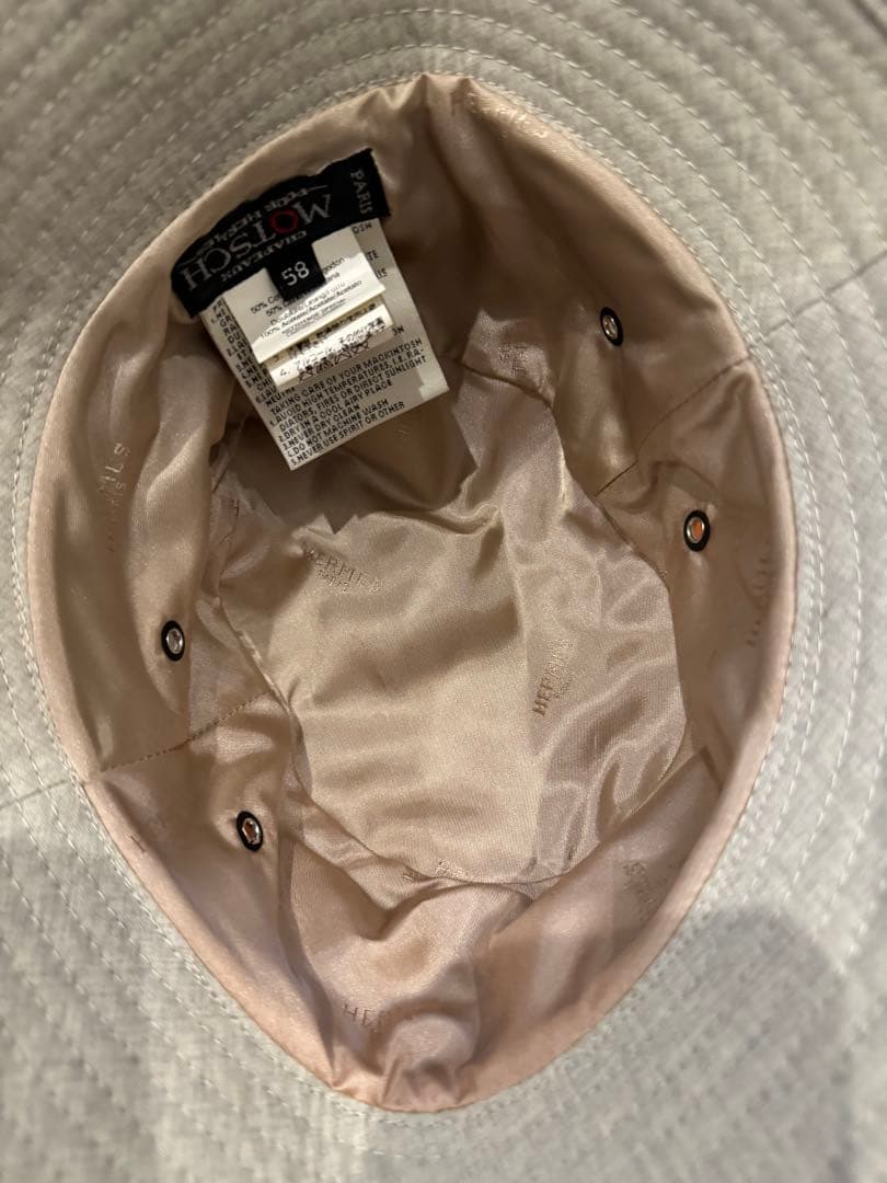 【新品未使用】HERMES エルメス　バケットハット　帽子　バケハ　58
