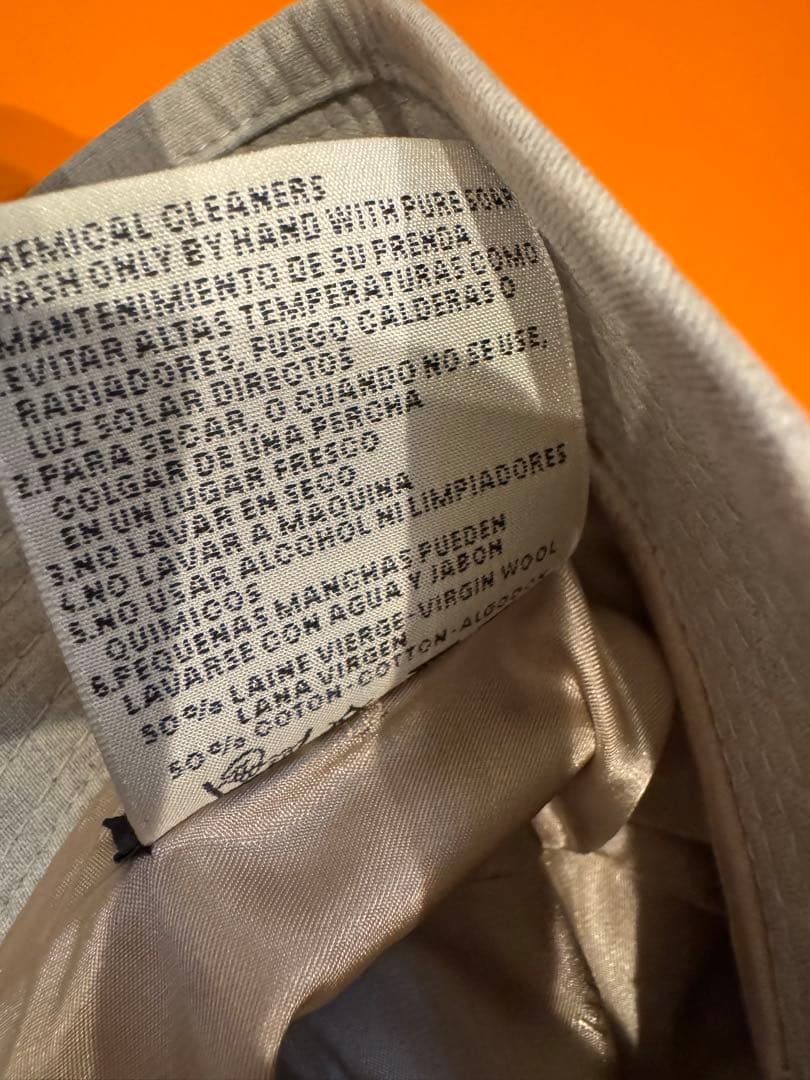 【新品未使用】HERMES エルメス　バケットハット　帽子　バケハ　58