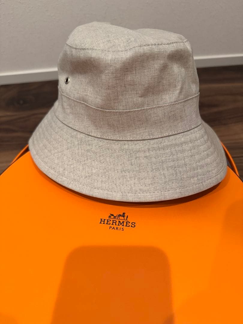 【新品未使用】HERMES エルメス　バケットハット　帽子　バケハ　58