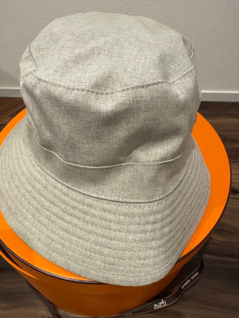 【新品未使用】HERMES エルメス　バケットハット　帽子　バケハ　58